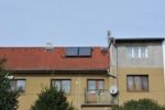 Praha 5 - Řeporyje - solární systém pro ohřev TV v RD